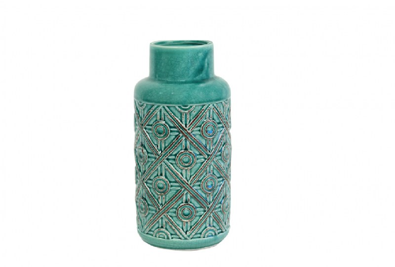 Vase Green Ceramic